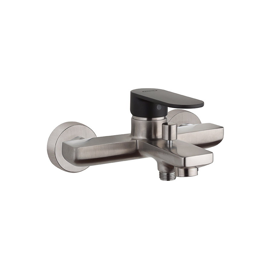 Single lever bath-shower mixer without shower kit
