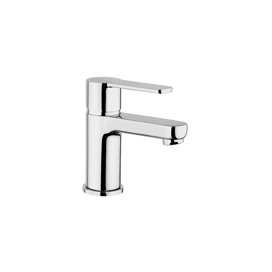 Single-lever basin mixer without pop-up waste
