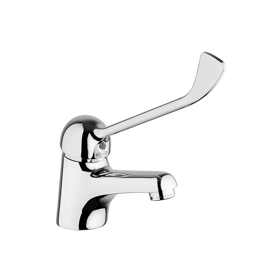 Miscelatore monoforo lavabo con leva clinica, scarico automatico 1”1/4