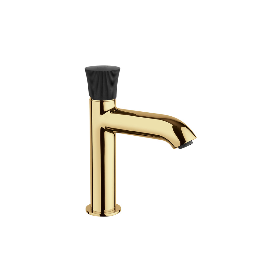 Single-lever basin mixer without pop-up waste
