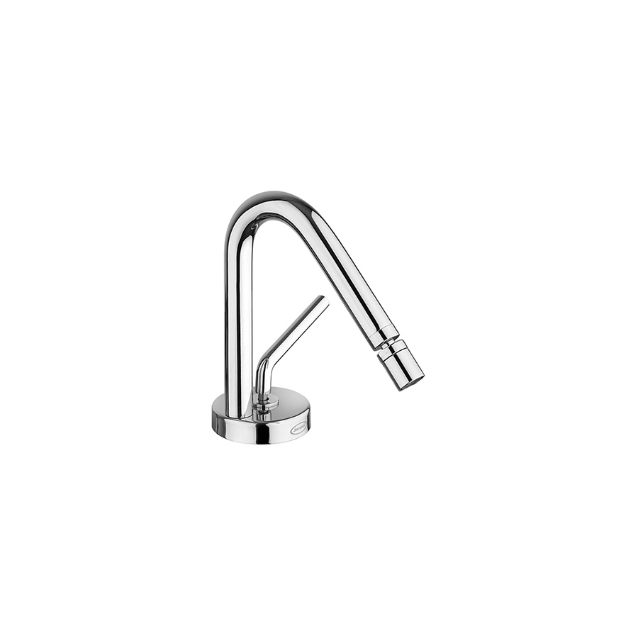 Single-lever bidet mixer without waste
