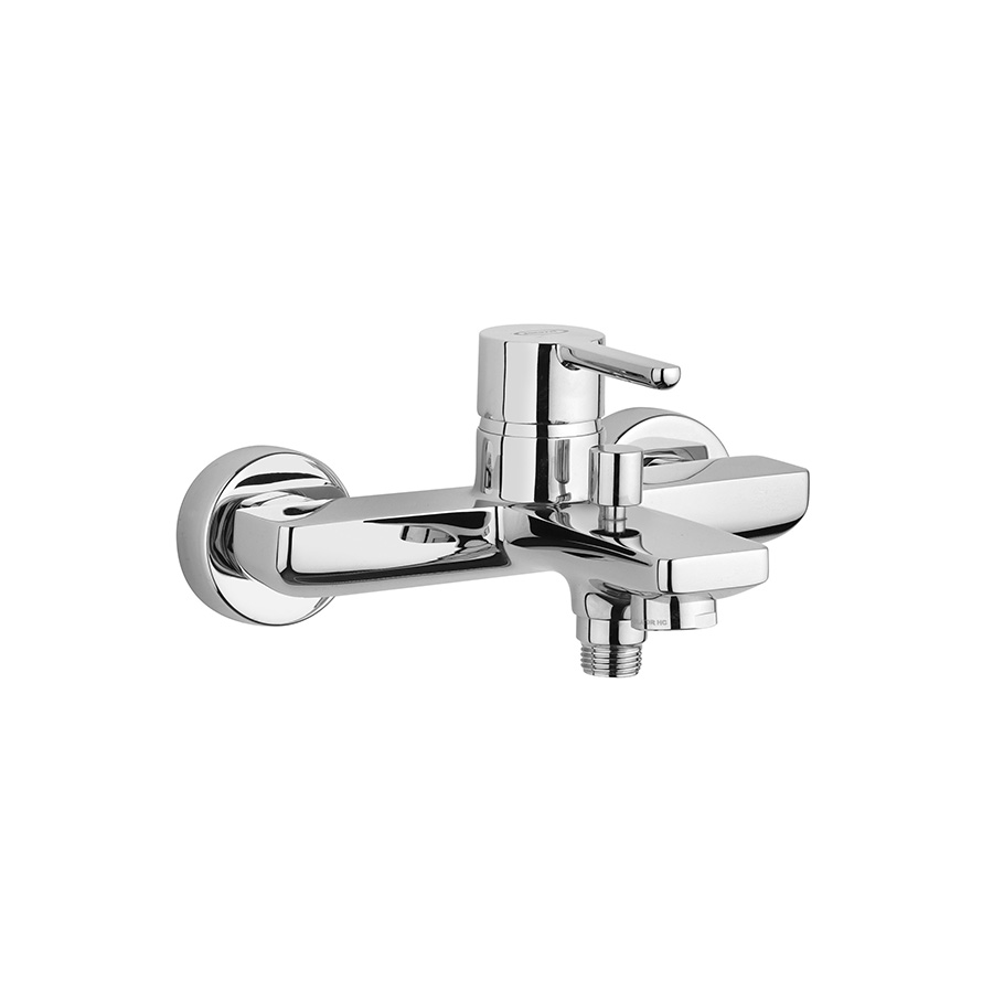 Single lever bath-shower mixer without shower kit
