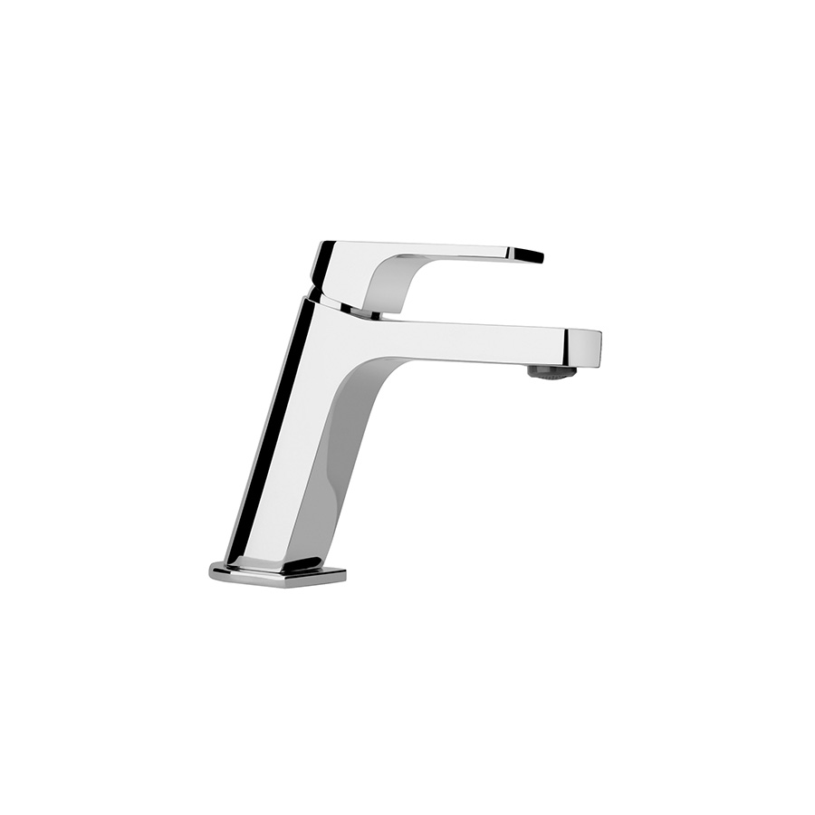 Single-lever basin mixer without pop-up waste
